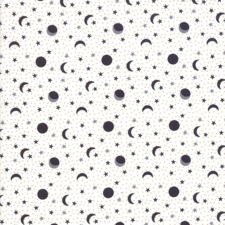 Midnight Magic Full Moon Mist Yardage 24082-13 by April Rosenthal for Moda Fabrics Sold in 1/2 Yard Increments