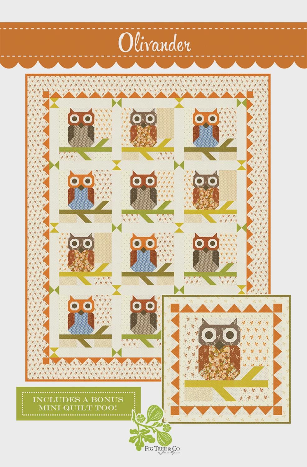 Olivander Printed Pattern Only by Fig Tree and Company FTQ4001