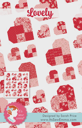 Lovely Printed Quilt Pattern Only By It's Sew Emma ISE-315 by It's Sew Emma, multiple sizes