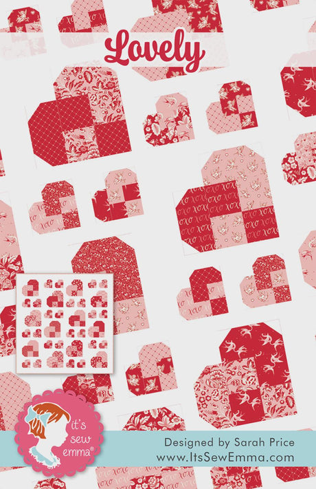 Lovely Printed Quilt Pattern Only By It's Sew Emma ISE-315 by It's Sew Emma, multiple sizes