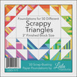3in Scrappy Triangle Foundation Pad LGD-111 by Leila Gardunia Design
