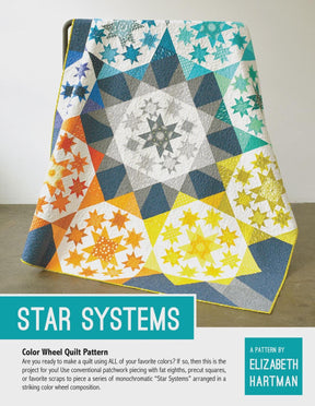 Star Systems Pattern EH067 by Elizabeth Hartman Three Sizes