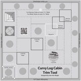 Creative Grids 8" Curvy Log Cabin Trim Tool CGRJAW5