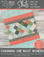 Shots - Charming One Night Wonder TTN-144 Tipsy Needle Quilt Pattern 38" X 52" bin mp