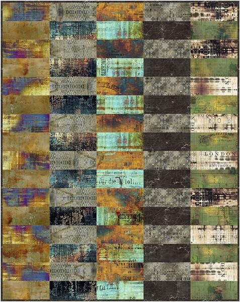Geneva Quilt Kit using Spark Pack and Pattern By Free Spirit FB4SPTH.GENEVA