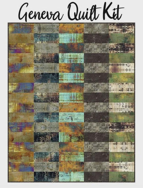 Geneva Quilt Kit using Spark Pack and Pattern By Free Spirit FB4SPTH.GENEVA