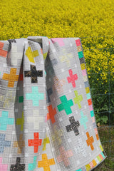 Little Crosses Quilt Pattern EJ003 by Emma Jean Jansen - Advanced Beginner - Makes 3 sizes perfect for using your scraps