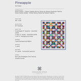 Pineapple Quilt Pattern PAT1683 by Missouri Star - size 46" x 56" Printed Pattern Only
