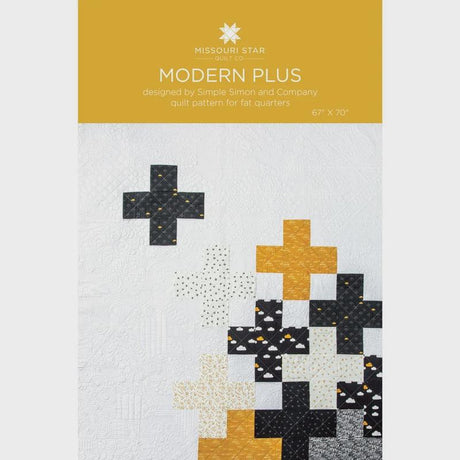 Modern Plus Quilt Pattern PAT1537 by Missouri Star - size 67" x 70" Printed Pattern Only