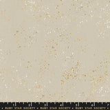 Speckled Metallic Natural Yardage RS5027 18M by Rashida Coleman-Hale for Ruby Star Society Sold in 1/2 yard increments cut continuously