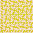 The image is a repeating pattern of white birds with pink accents against a yellow background.