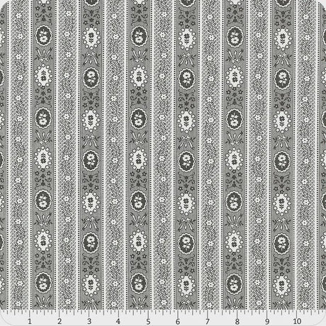 Agatha Road Wallpaper Midnight Yardage 35412-15 By Fig Tree Co For Moda Fabrics Sold In 1/2 Yard Increments Cut Continuously