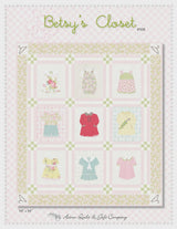 Betsy's Closet Quilt Pattern AQ503 by Brenda Riddle for Acorn Quilt Company Printed Pattern Only