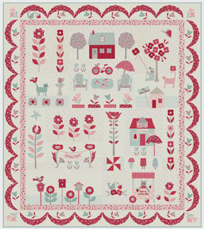 My Summer House Quilt Pattern BHD2197 by Bunny Hill Designs Printed Pattern Only
