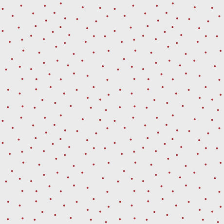 Kimberbell Basics Tiny Dots White/Teal Yardage MAS8210-WQ by Maywood Studios sold in 1/2 yard increments