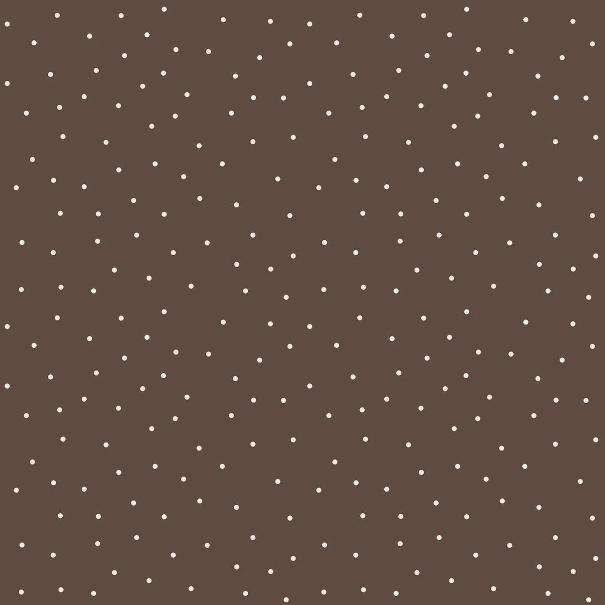 Kimberbell Basics Tiny Dots Brown/White Yardage MAS8210-A by Maywood Studios sold in 1/2 yard increments