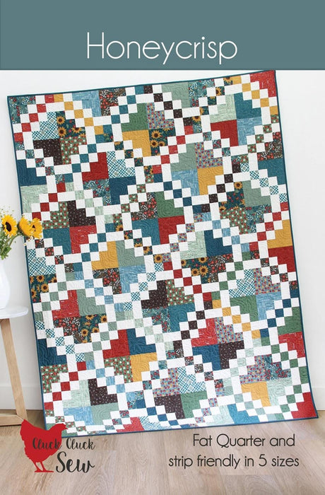 Honeycrisp Quilt Printed Pattern only CCS231 From Cluck Cluck Sew By Allison Harris