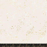 108" Speckled White Gold Wide Back RS5055 14M by Rashida Coleman Hale for Moda Fabrics Sold in 1 yard increment