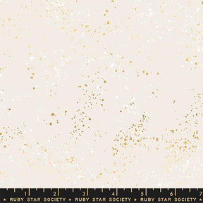 108" Speckled White Gold Wide Back RS5055 14M by Rashida Coleman Hale for Moda Fabrics Sold in 1 yard increment