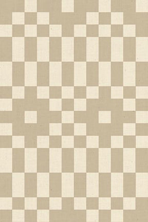 The image is a repeating pattern of squares in various shades of beige and white, creating a visually appealing and symmetrical design.