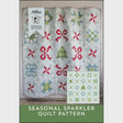 Seasonal Sparkler Printed Quilt Pattern by Melissa Mortenson of Polka Dot Chair finished size is 72" x 72"