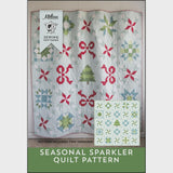 Seasonal Sparkler Printed Quilt Pattern by Melissa Mortenson of Polka Dot Chair finished size is 72" x 72"