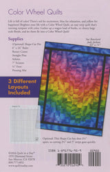 Color Wheel Quilt Pattern 1242QD by Patricia Knoechel of Quilt in a Day