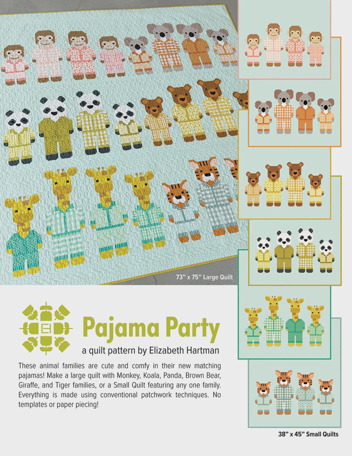 Pajamas Party by Elizabeth Hartman EH-090