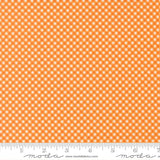 a repeating pattern of orange and white squares, creating a checkered or gingham-like design.