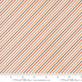 a repeating diagonal pattern of stripes in various shades of orange, brown, and gray.