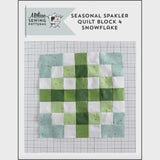 Seasonal Sparkler Printed Quilt Pattern by Melissa Mortenson of Polka Dot Chair finished size is 72" x 72"