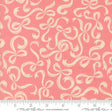a repeating pattern of white bows on a pink background.