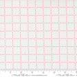 The image is a white fabric with a grid pattern of red dots. The fabric appears to be measuring approximately 1.5 meters by 1 meter.