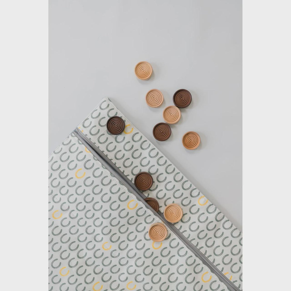 Traveling Checkerboard Pattern MODMT01 by Katie Hanson for Modern Textiles - Size: 19” x 19"