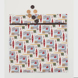 Traveling Checkerboard Pattern MODMT01 by Katie Hanson for Modern Textiles - Size: 19” x 19"