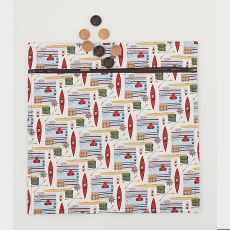 Traveling Checkerboard Pattern MODMT01 by Katie Hanson for Modern Textiles - Size: 19” x 19"