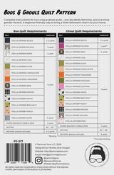 Boos & Ghouls quilt Pattern PJ-317 2 sizes