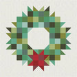 Jolly Holiday Quilt Pattern only by Amanda Castor for Material Girl Quilts, quilt size 28 x 28 P143-Jollyholiday