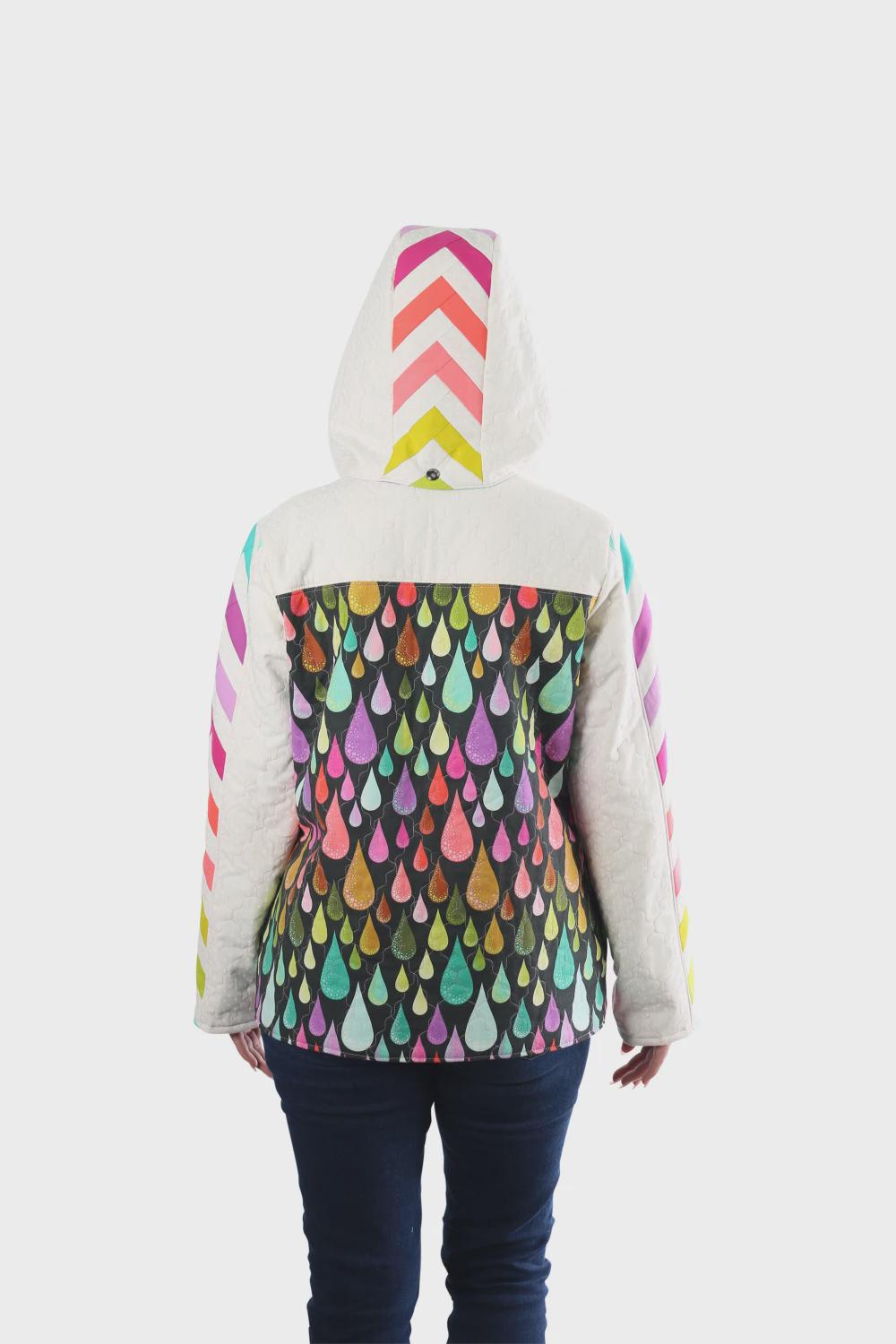 Bella Quilt Coat HOOD - Attached or Removable - FPP Expansion Pack (for Bella Quilted Coat) PBA QE105 Sewing Pattern by Annie