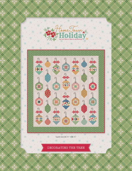 Decorating the Tree - Home Town Holiday Pattern P120-Decorating by Lori Holt of Bee in my Bonnet
