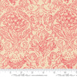 The image is a repeating pattern of cherubs and flowers in red and beige colors, creating a decorative and ornate design.
