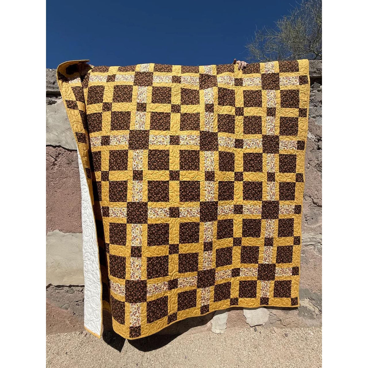 Homespun Quilt Pattern TMQQP-PRT-116 87" x 87"
