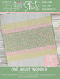 Shots - One Night Wonder TTN-137 Tipsy Needle Quilt Pattern 40" X 50" Bin MP