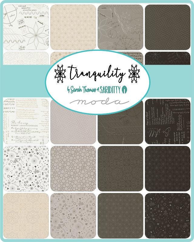 Tranquility Mini Charm Pack 45070MC by for Moda Fabrics