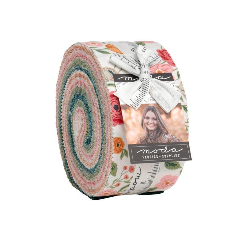 Garden Glam Jelly Roll 5270JR by Lella Boutique for Moda Fabrics