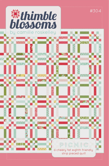 Picnic Printed Pattern ONLY, From Thimble Blossoms By Camille Roskelley TBL304