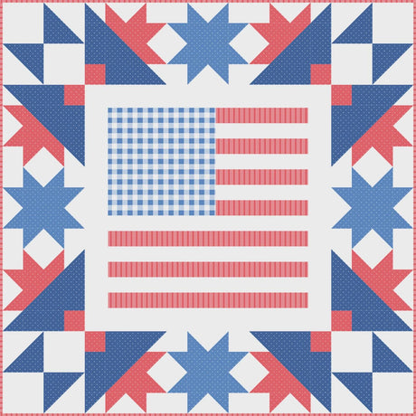 Mini Barn Star 14 Printed Pattern only by Corey Yoder of Coriander Quilts CQP250 Bin MP
