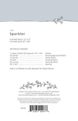 Sparkler Quilt Pattern by Vanessa Goertzen for Lella Boutique LB192 Finished Size 82" x 82"