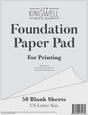 Foundation Paper Pad for Printing in US Letter Size JKD0134 by Jen Kingwell Designs
