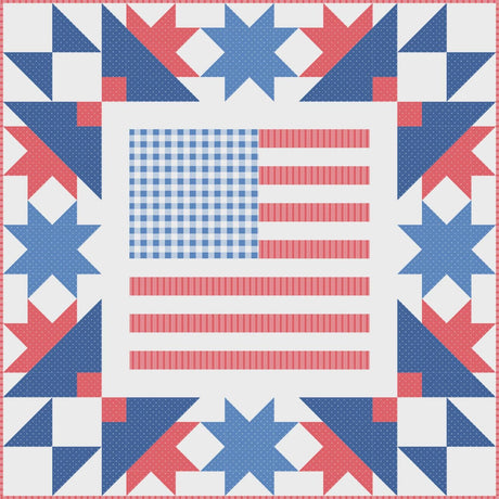 Mini Barn Star 14 Printed Pattern only by Corey Yoder of Coriander Quilts CQP250 Bin MP